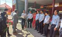 تجلیل از پرسنل آتش نشانی توسط تیم مدیریتی بیمارستان حضرت ولیعصر(عج) به مناسبت فرا رسیدن روز ملی آتش نشانی و ایمنی 